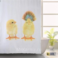 Штора для ванной BABY CHICKENS Цыплята